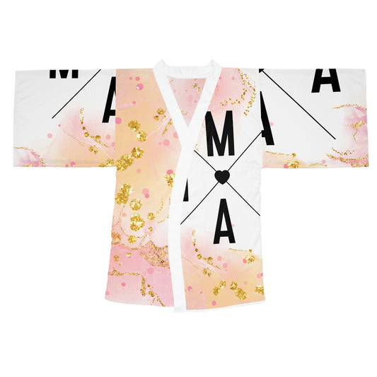MAMA Long Sleeve Kimono Robe (AOP)