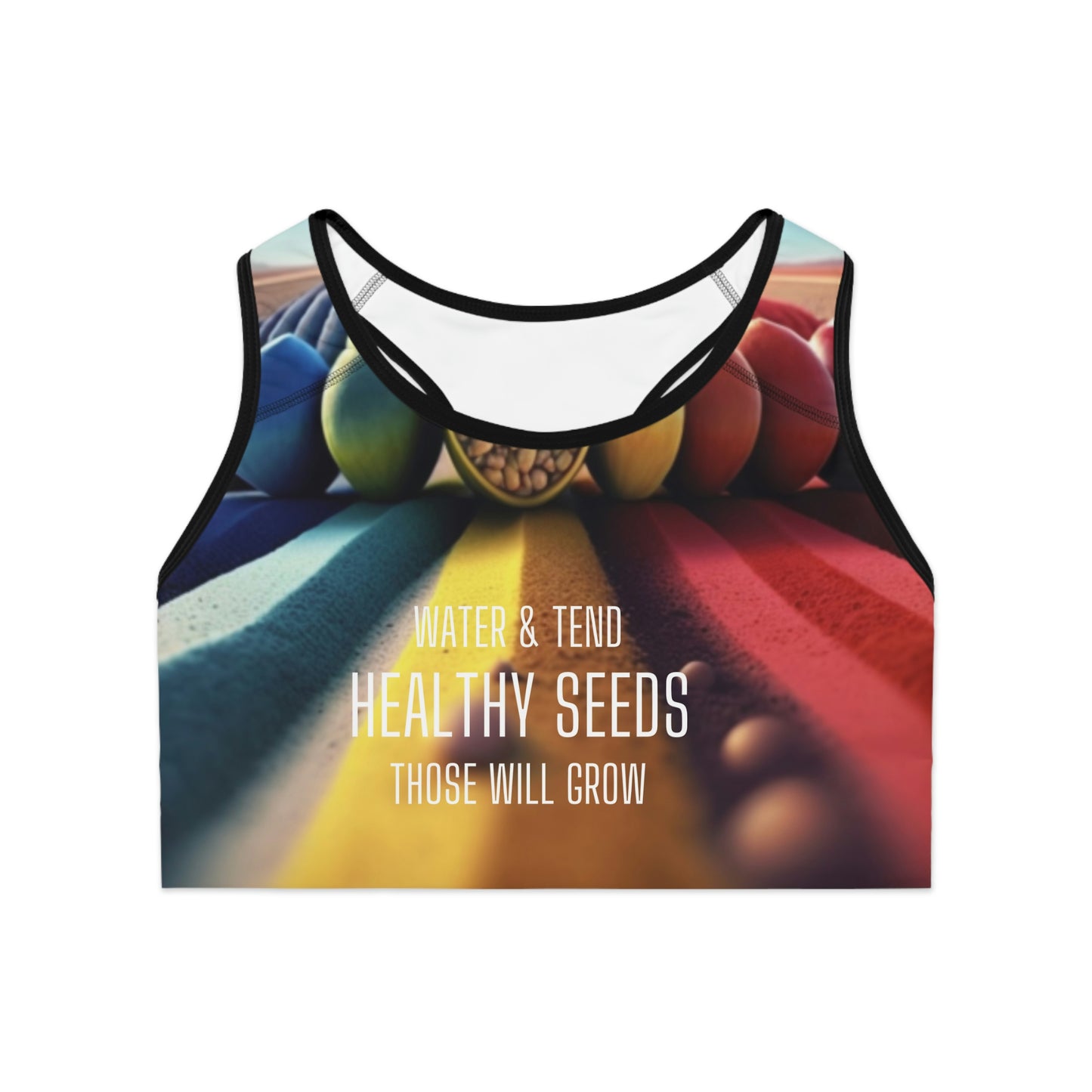 Seeds Sports Bra (AOP)