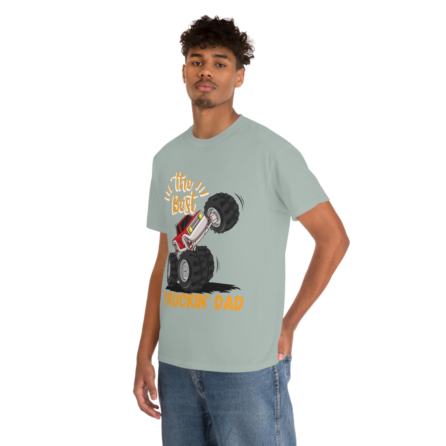 Wheelie Truckin' Dad Cotton Tee