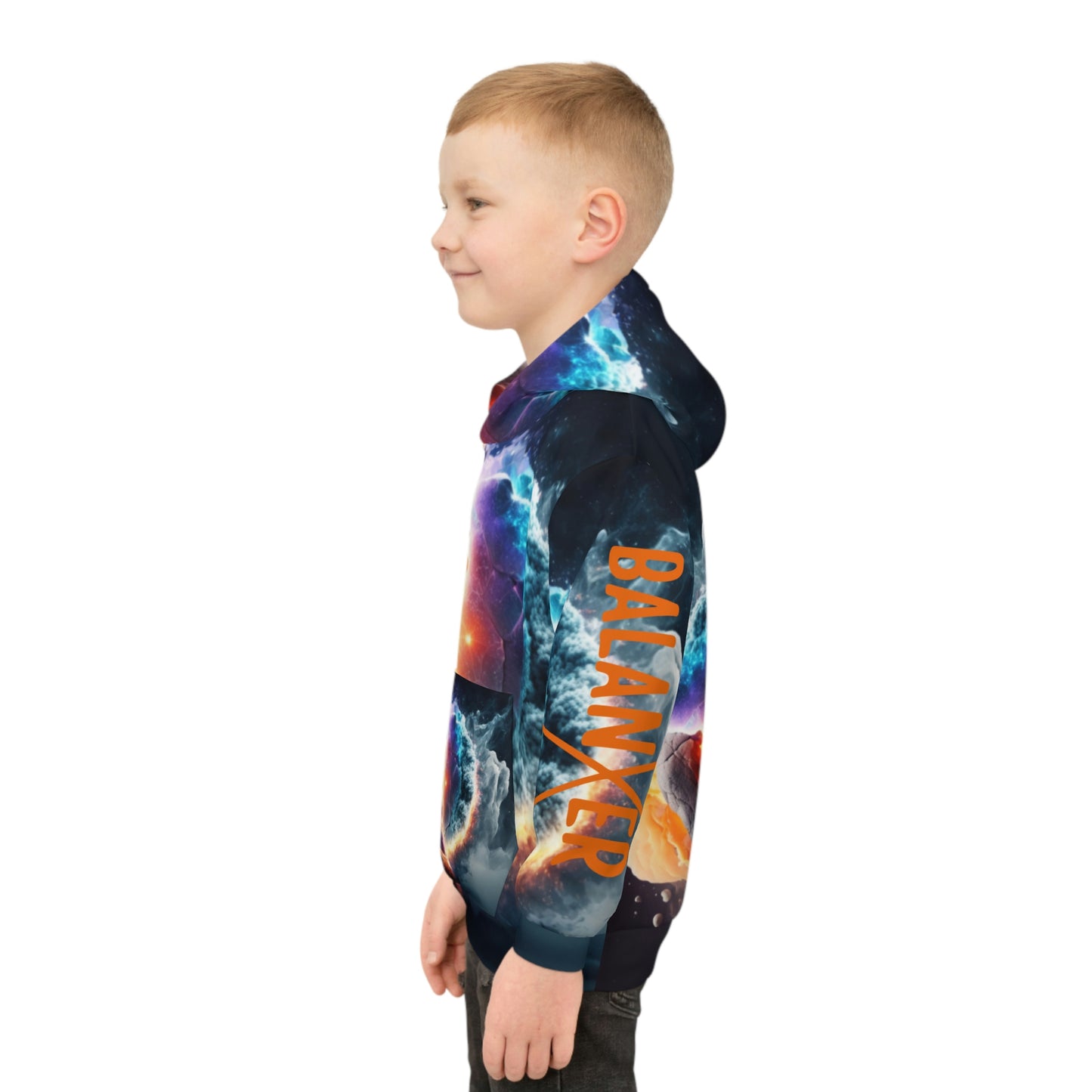 Balanxer Fire Cell Children's Hoodie (AOP)