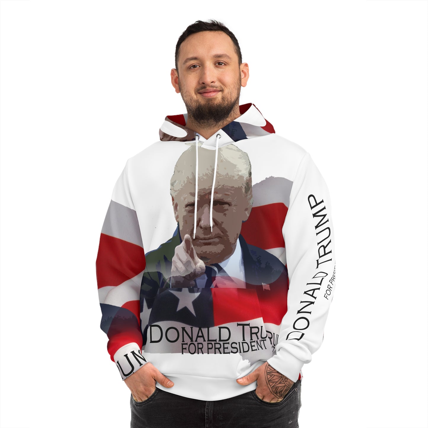 Donald Trump Fashion Hoodie (AOP)