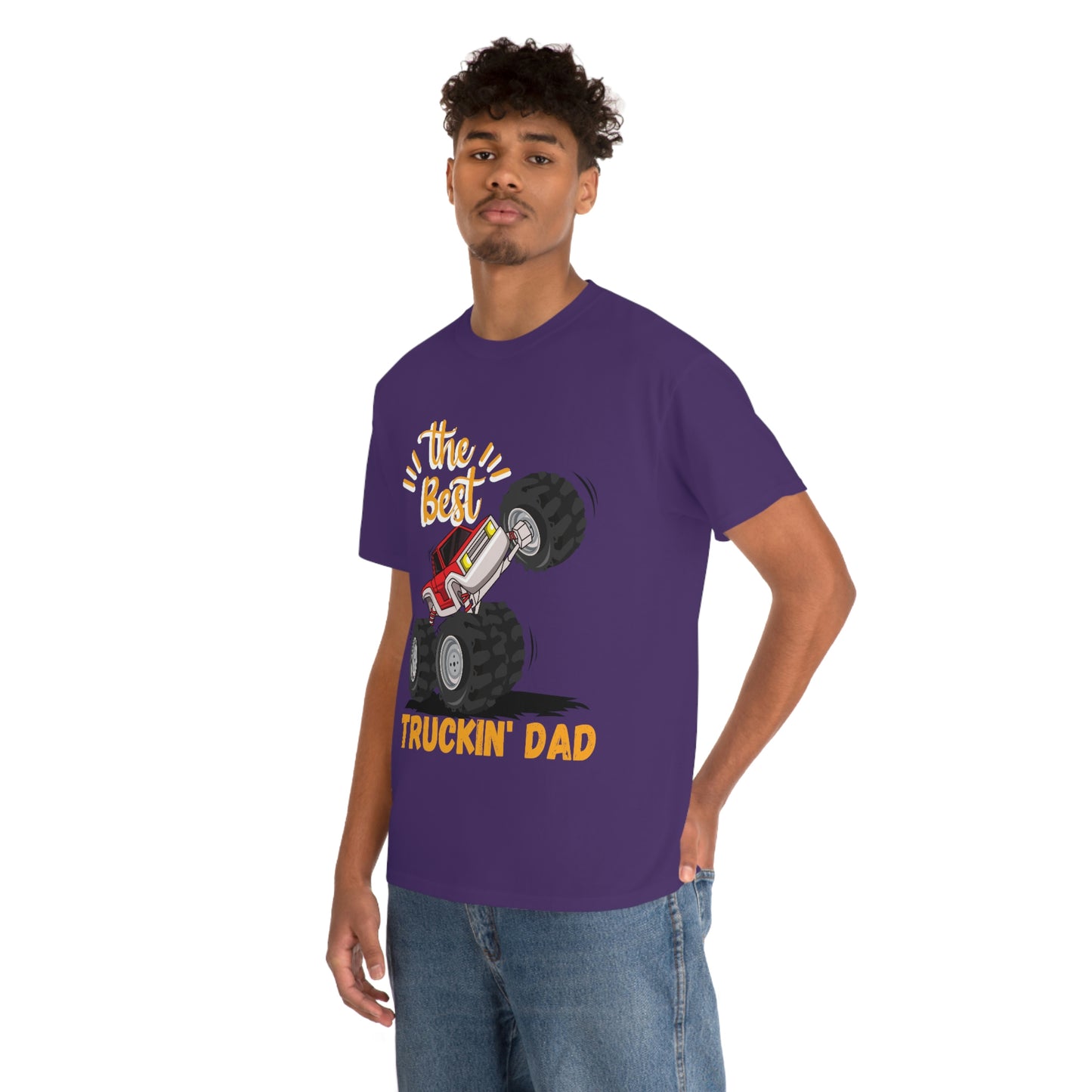 Wheelie Truckin' Dad Cotton Tee