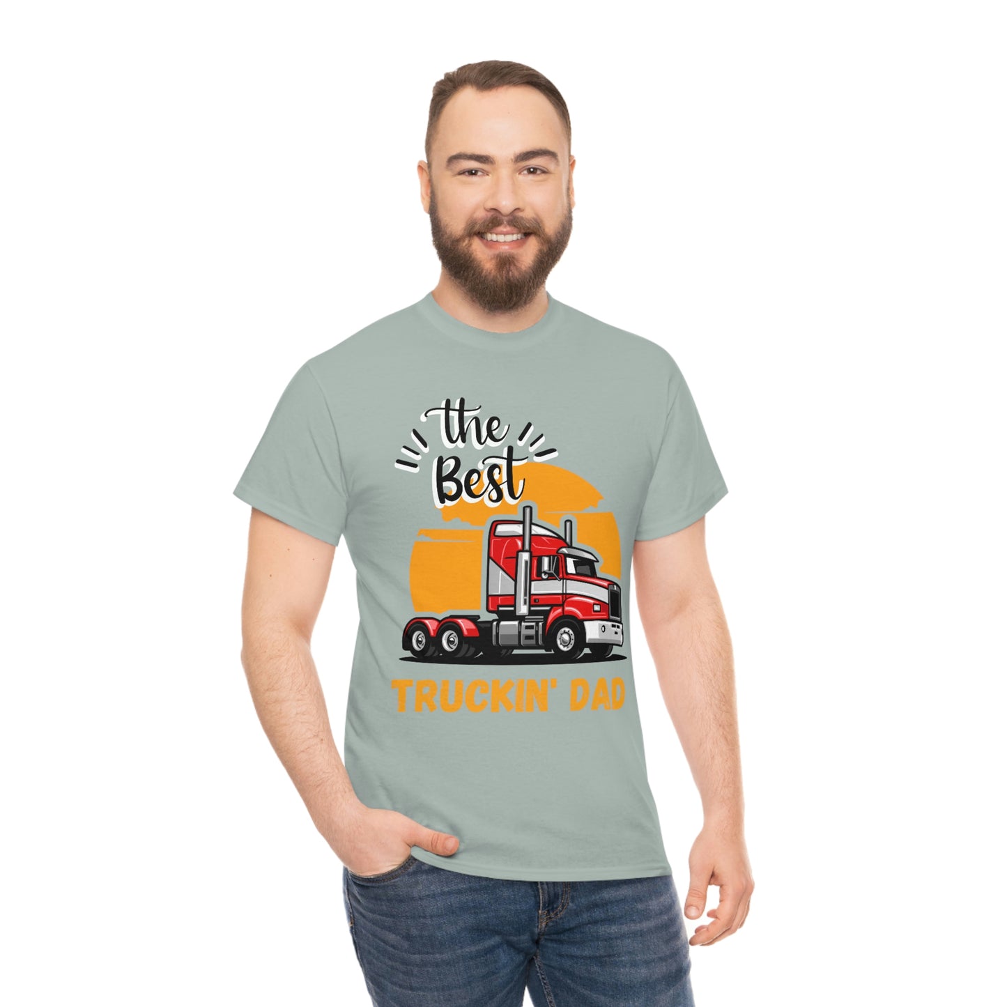 Best Truckin' Dad Cotton Tee