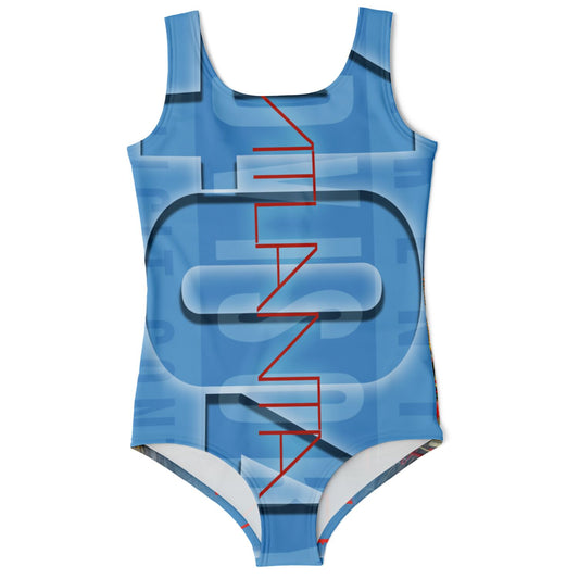 404 Kids One-Piece Swimsuit - AOP