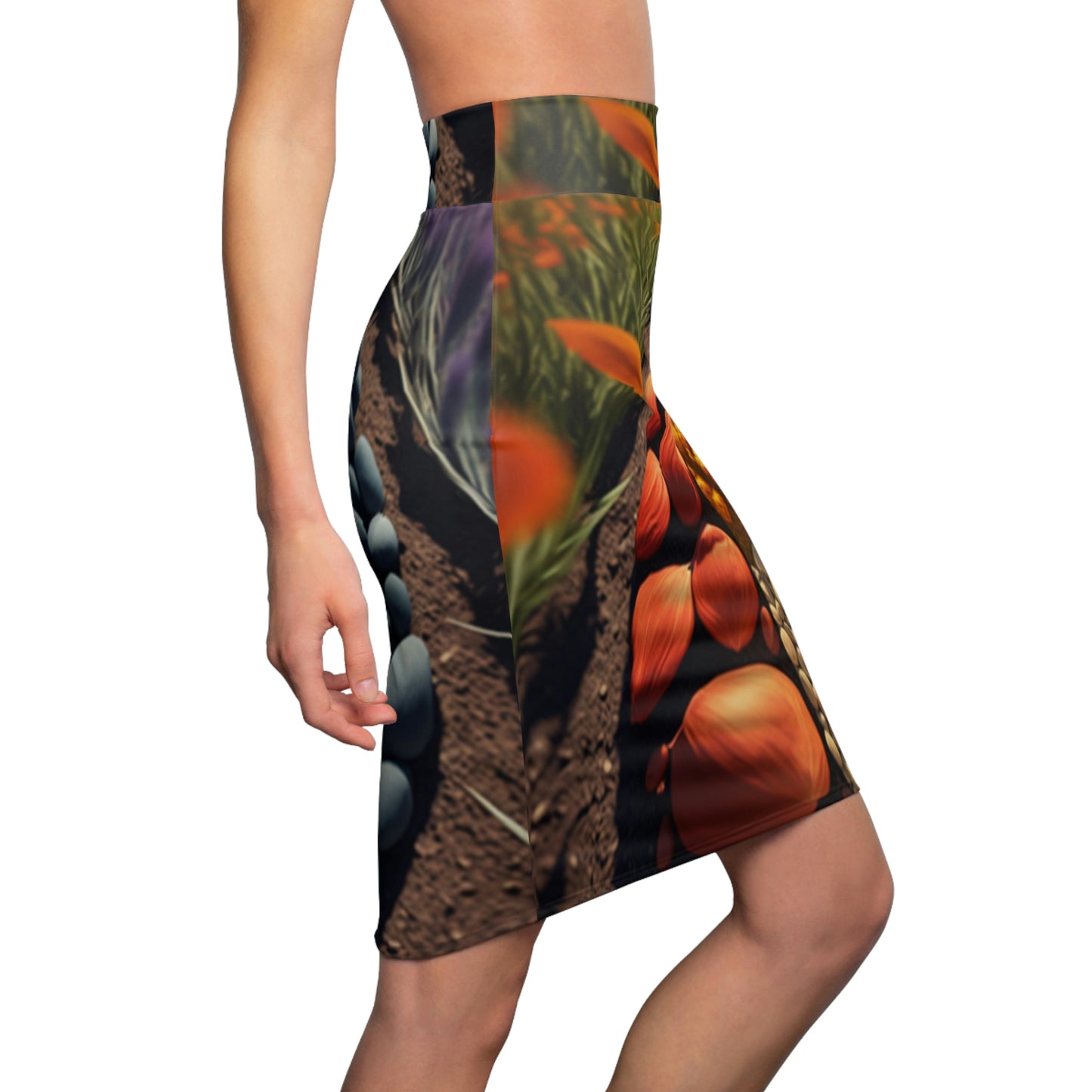 Healthy Women's Pencil Skirt (AOP)