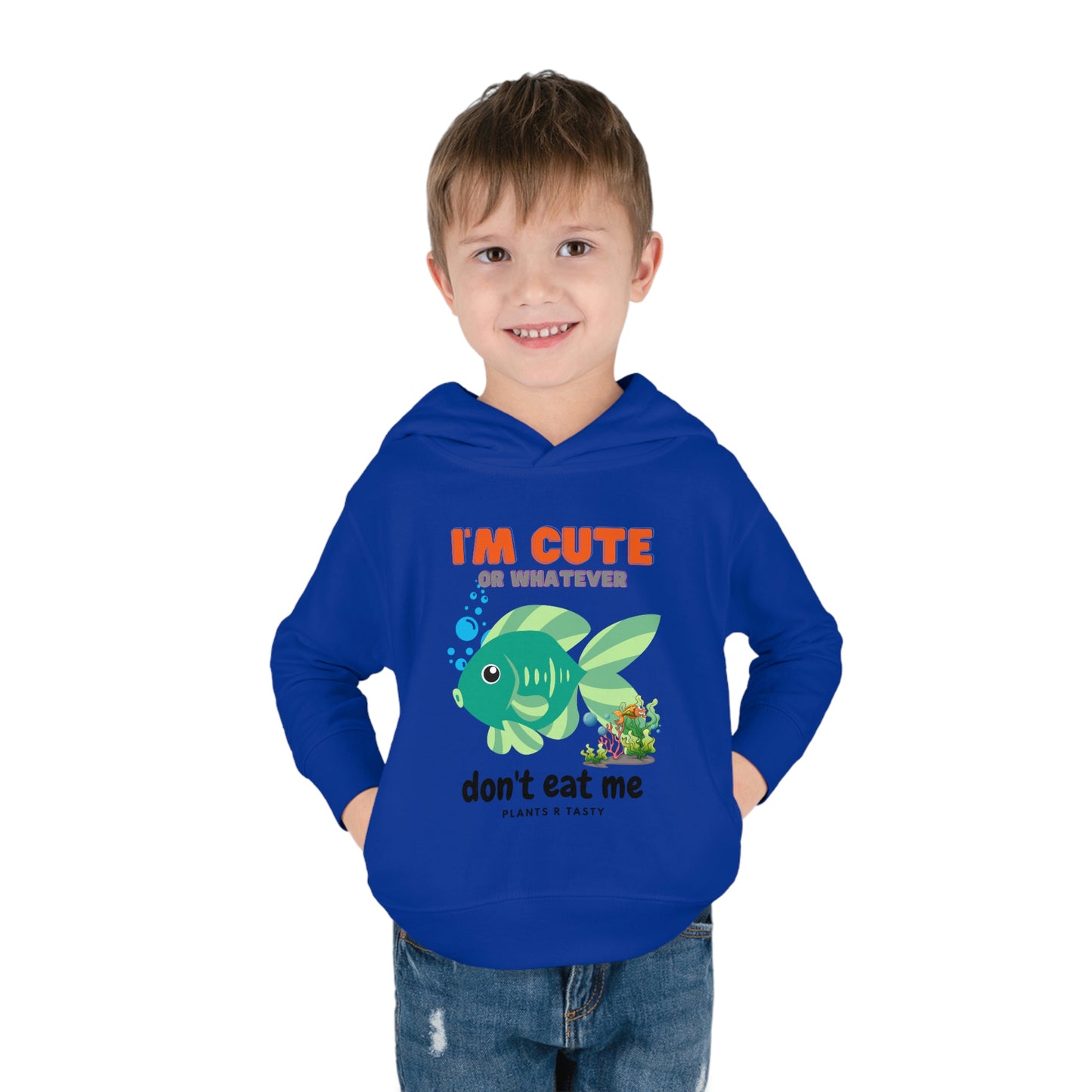 Toddler Fish Pullover Fleece Hoodie