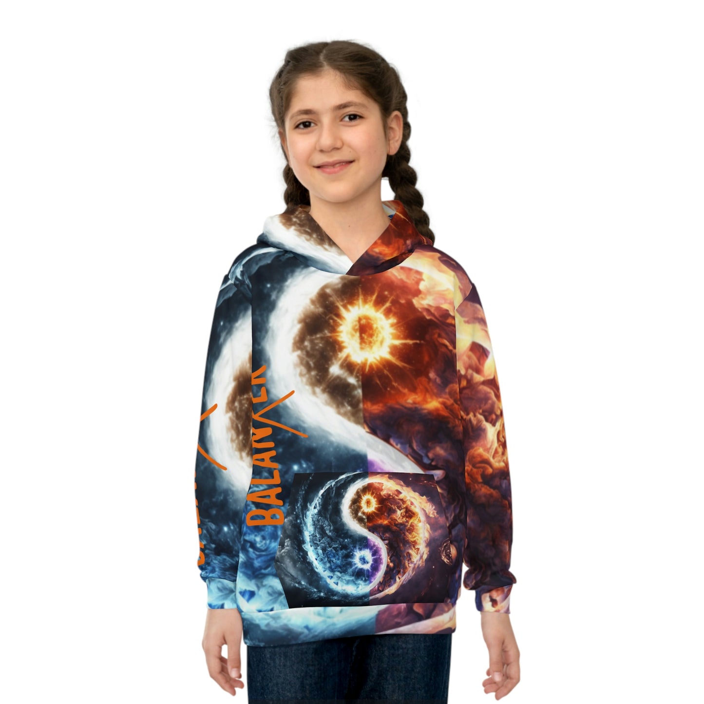 Balanxer Fire & Ice Children's Hoodie (AOP)