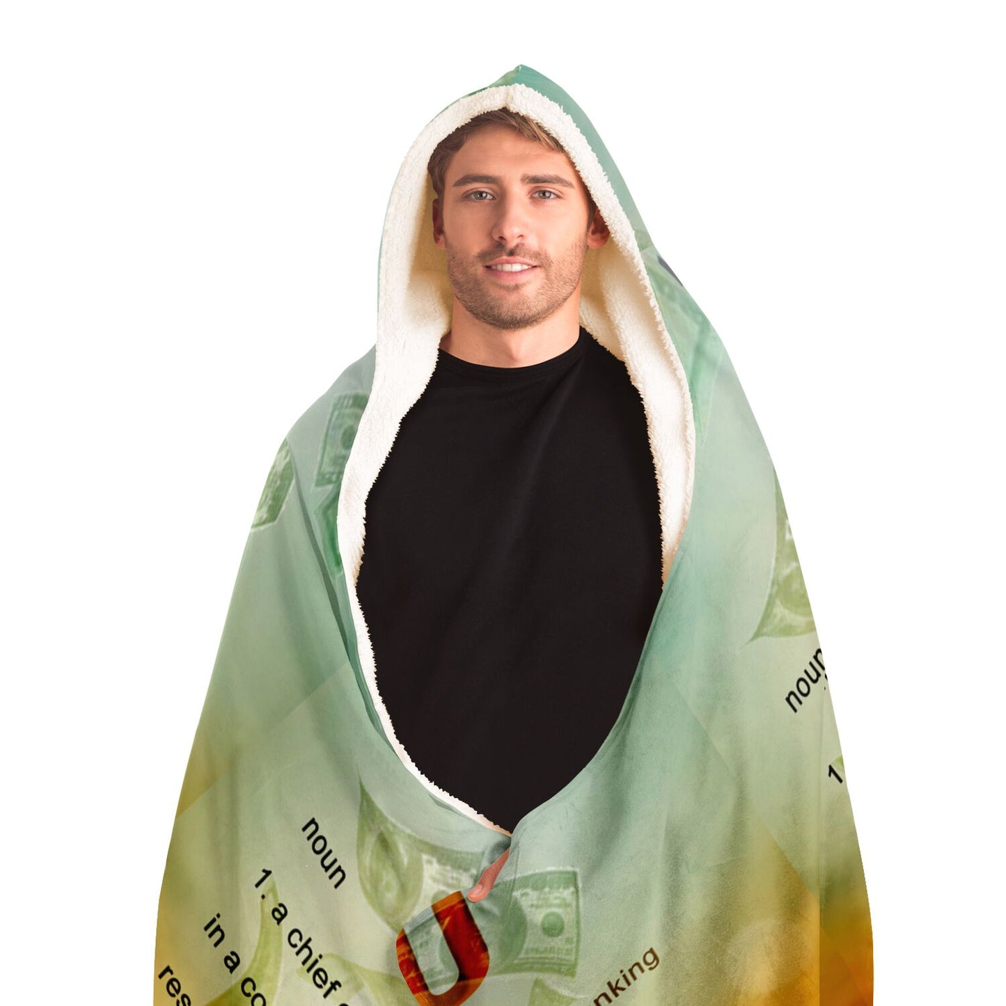 CEO Bill Hooded Blanket - AOP