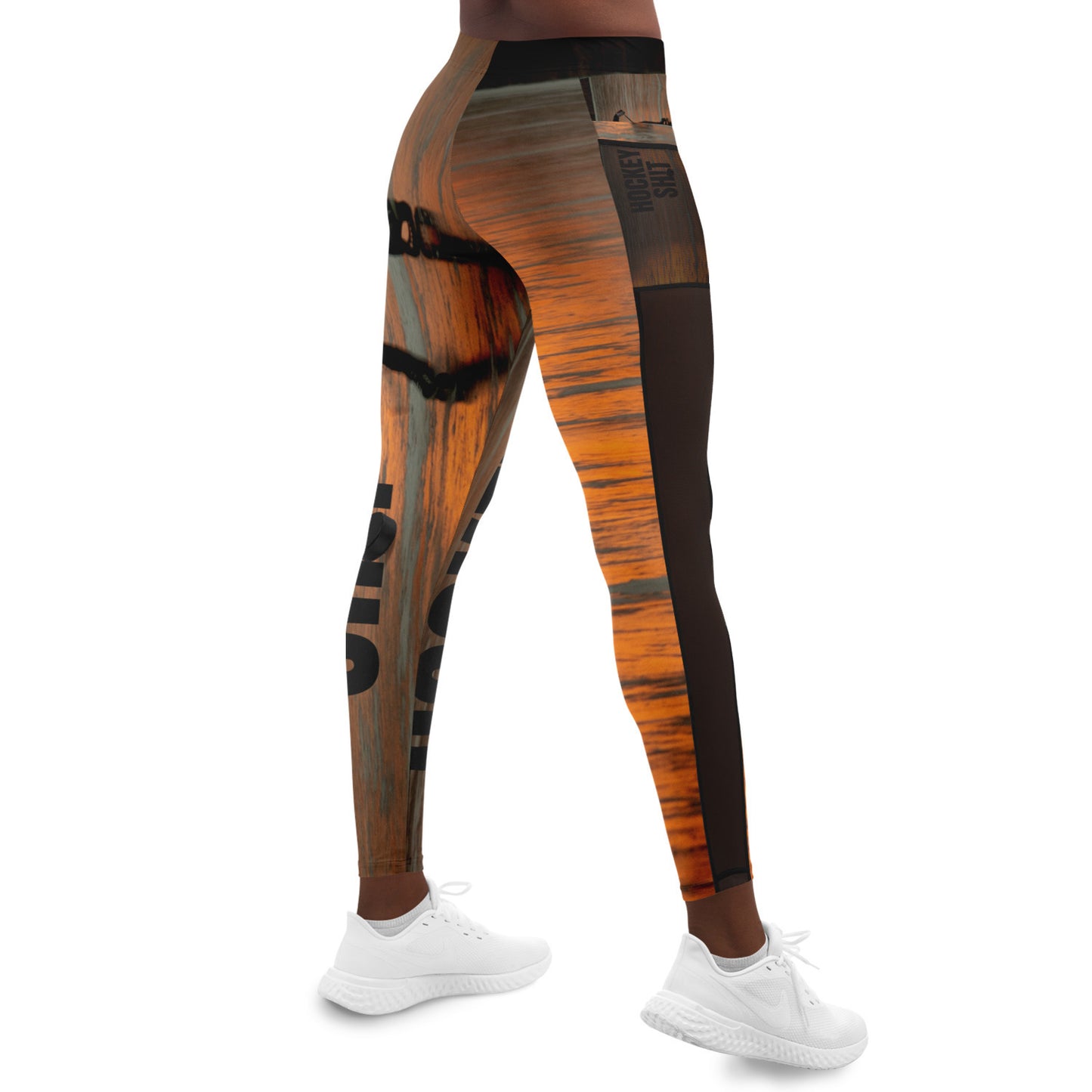 Sunset Puck Mesh Pocket Legging - AOP