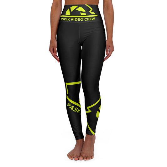 Pask High Waisted Yoga Leggings (AOP)