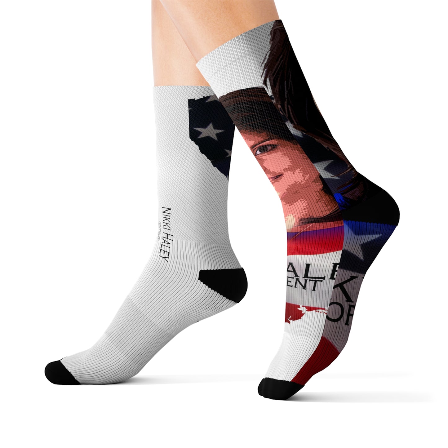 Nikki Haley Sublimation Socks