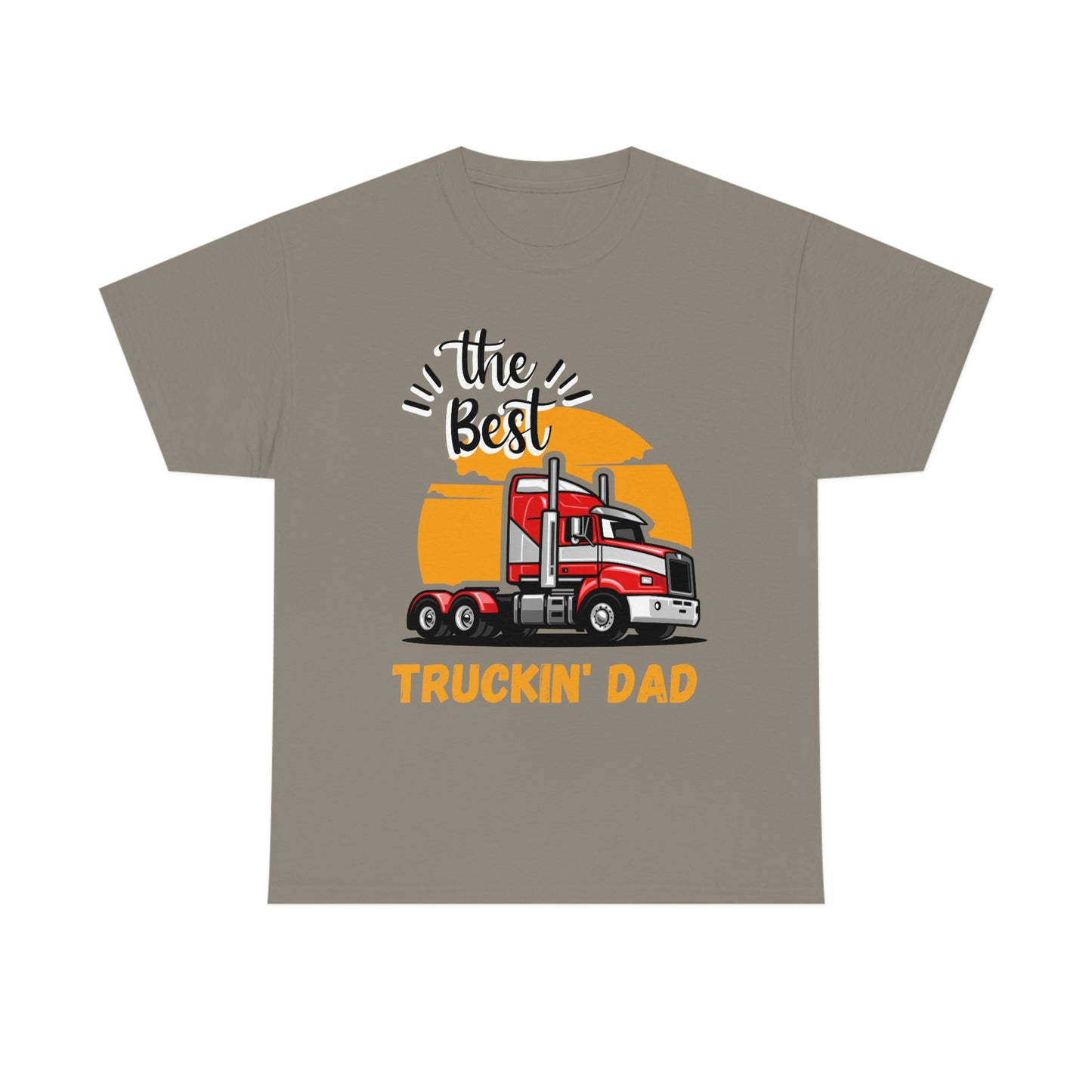 Best Truckin' Dad Cotton Tee