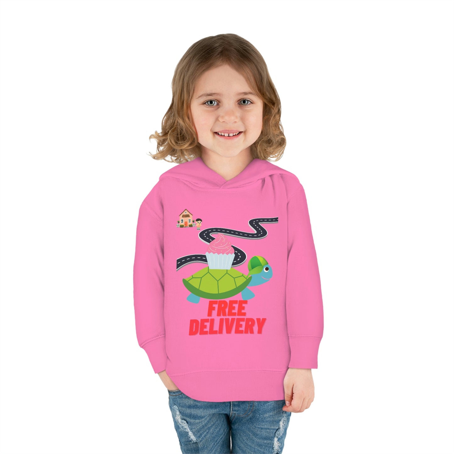 Toddler Turtle Pullover Fleece Hoodie