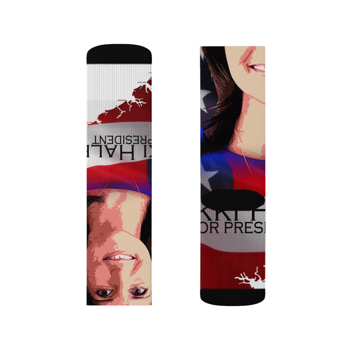 Nikki Haley Sublimation Socks