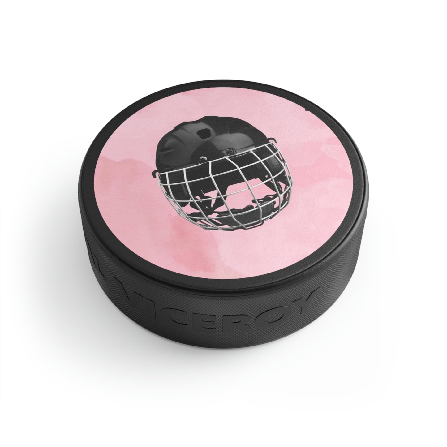 Pink Puck Hockey Puck