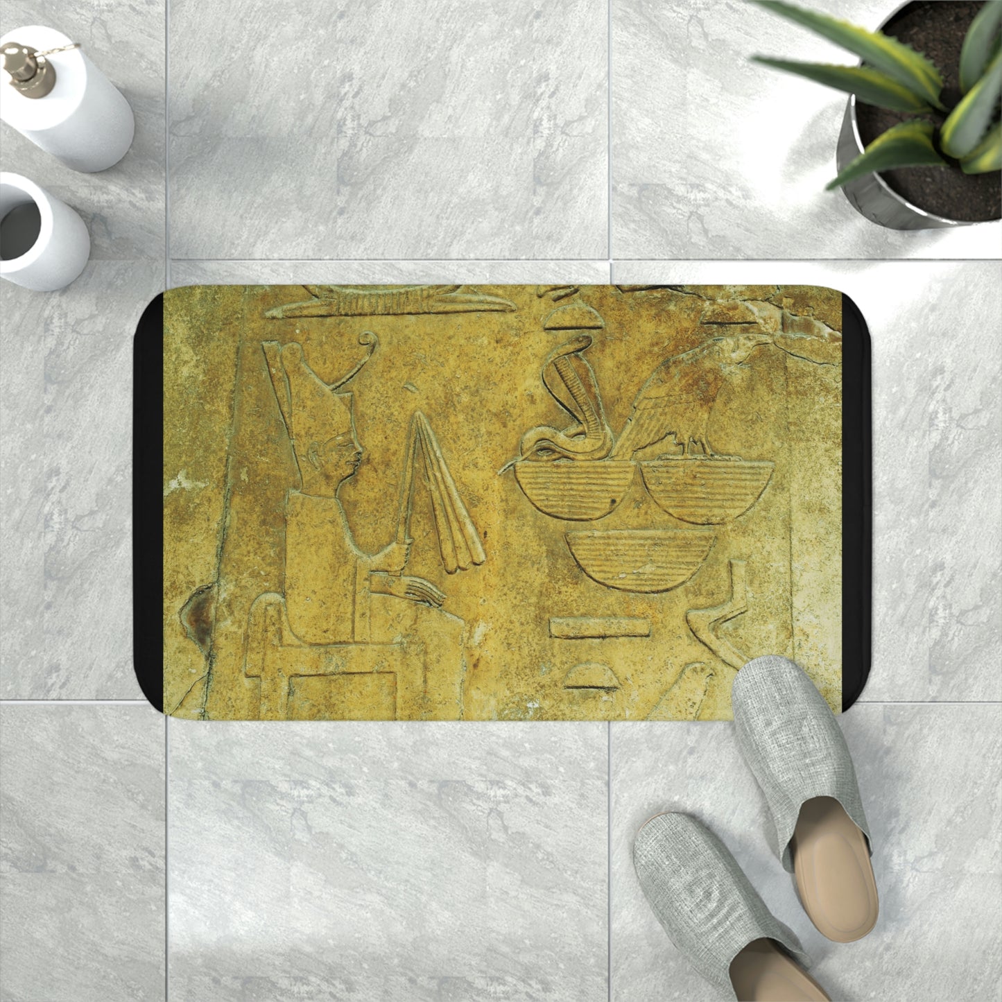 Hiero Healer Memory Foam Bath Mat