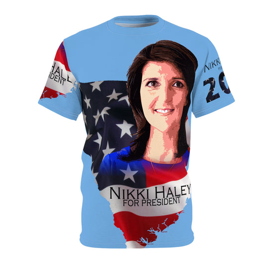 Nikki Haley Unisex Cut & Sew Tee (AOP)