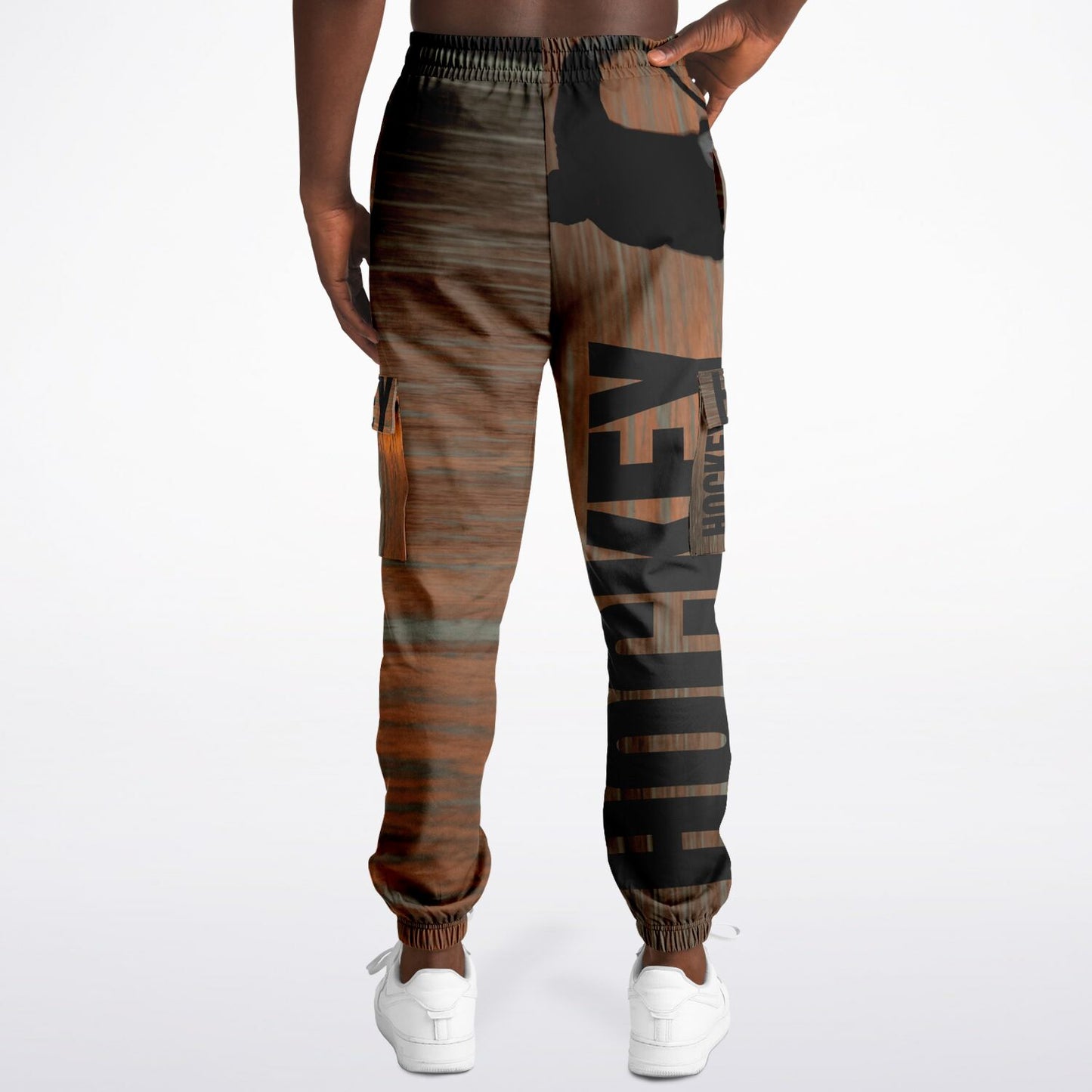 Sunset Puck Athletic Cargo Sweatpants - AOP