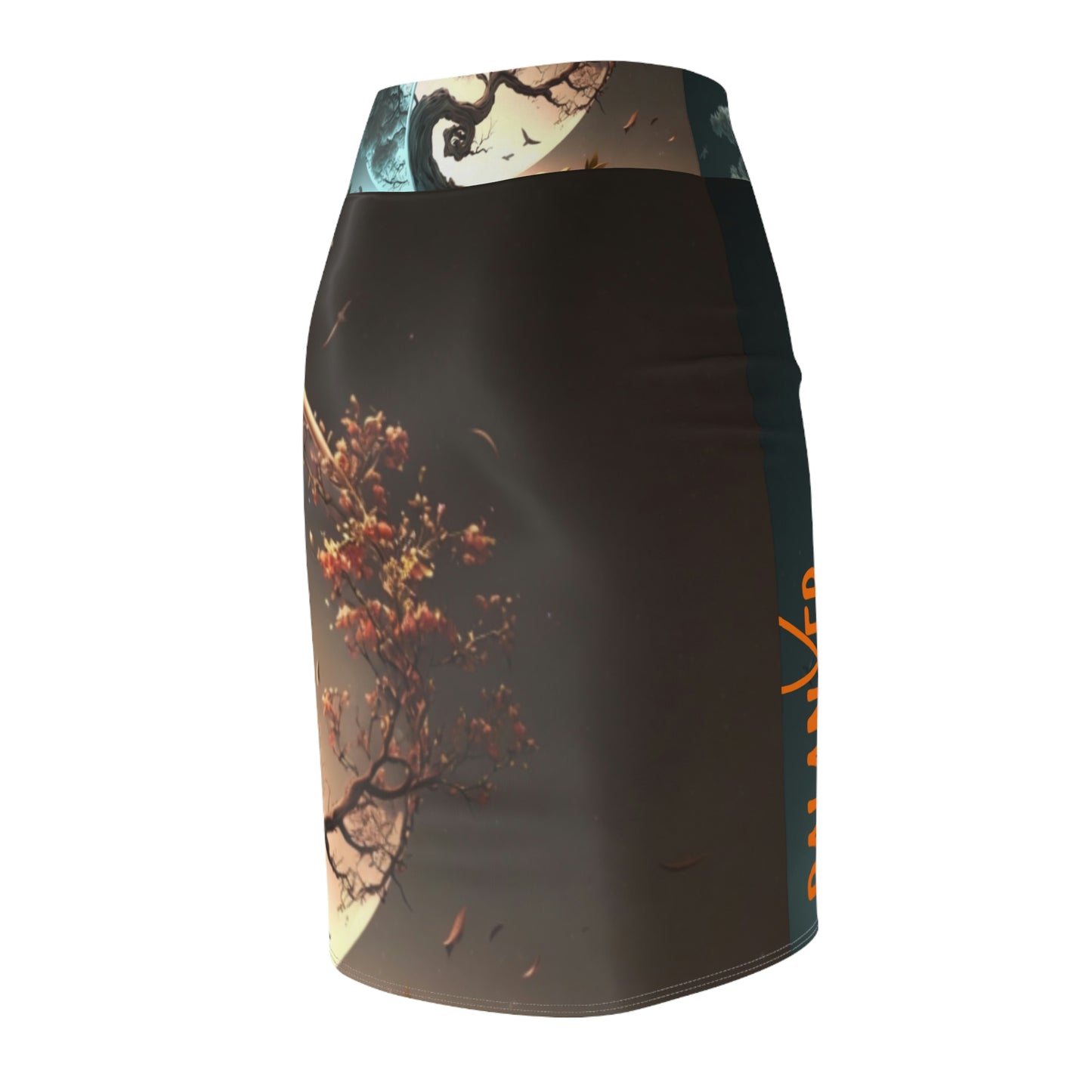 Balanxer Yin Yang Women's Pencil Skirt (AOP)