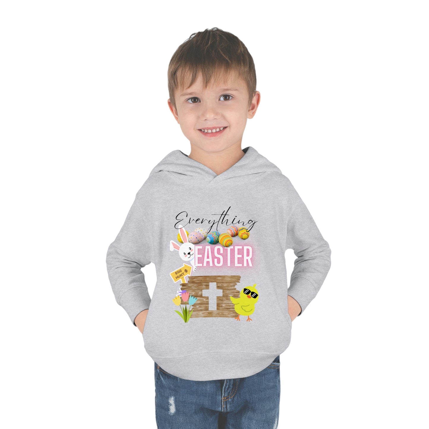 Toddler Easter Pullover Fleece Hoodie