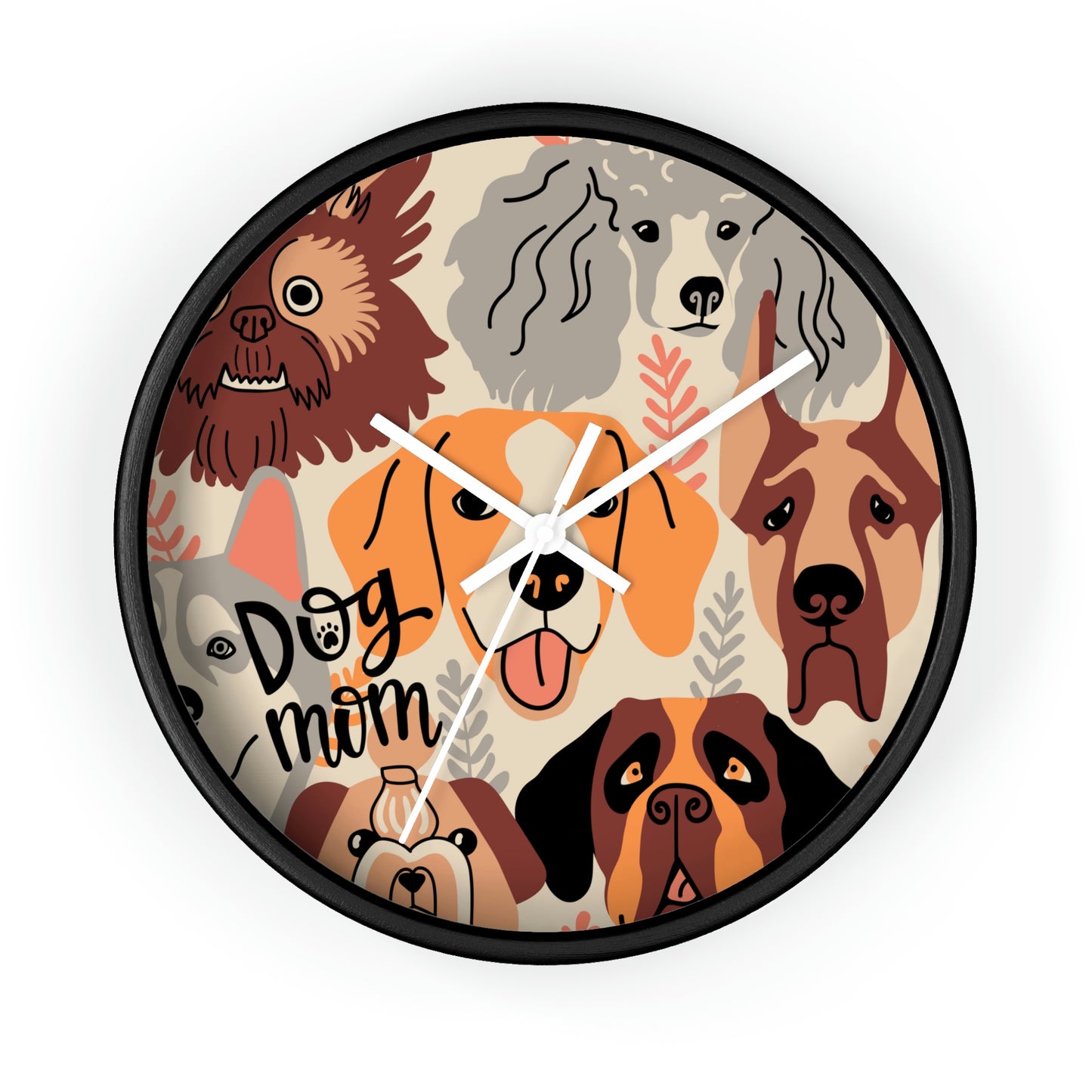 Few Dogs Wall Clock