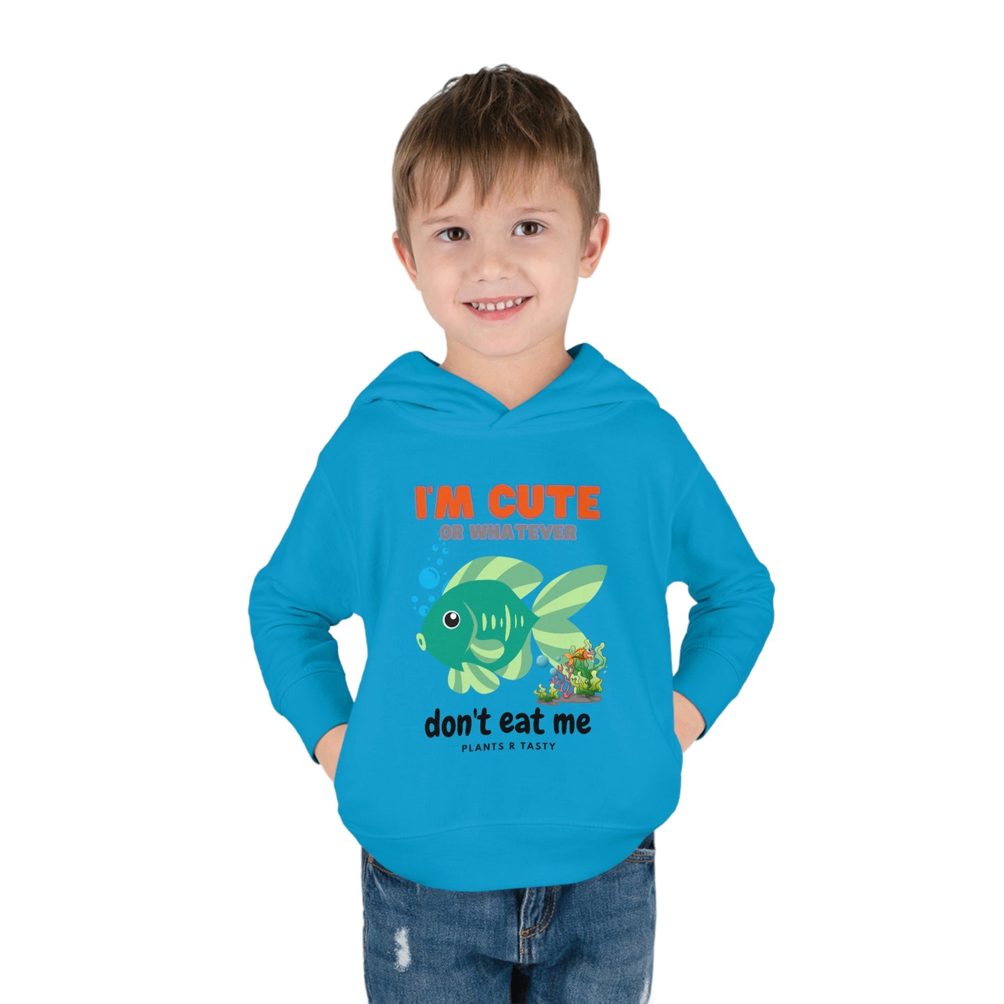 Toddler Fish Pullover Fleece Hoodie