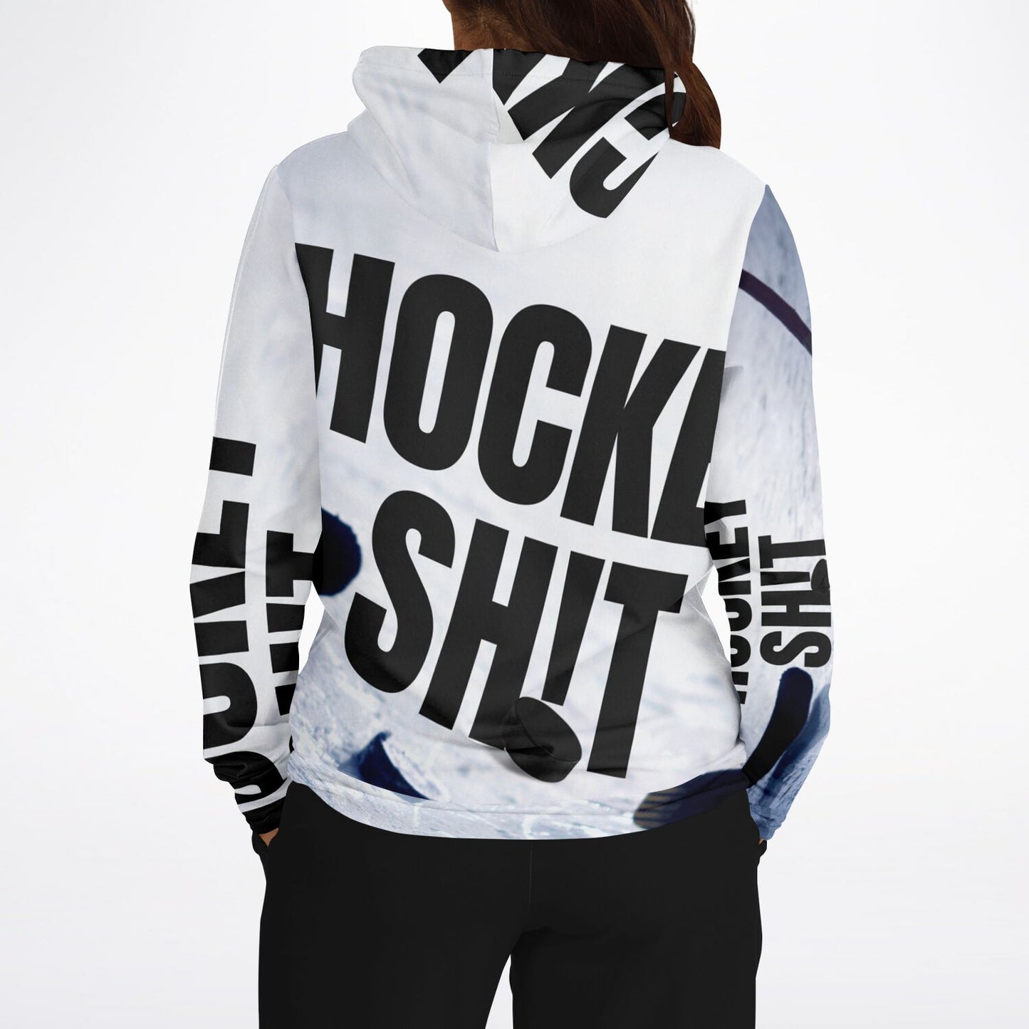 Black Ice Fashion Hoodie - AOP