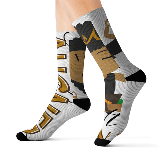 Aligned Sublimation Socks