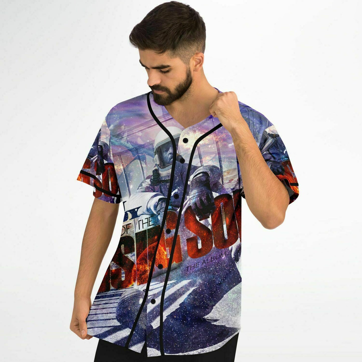 Rising Son Baseball Jersey - AOP