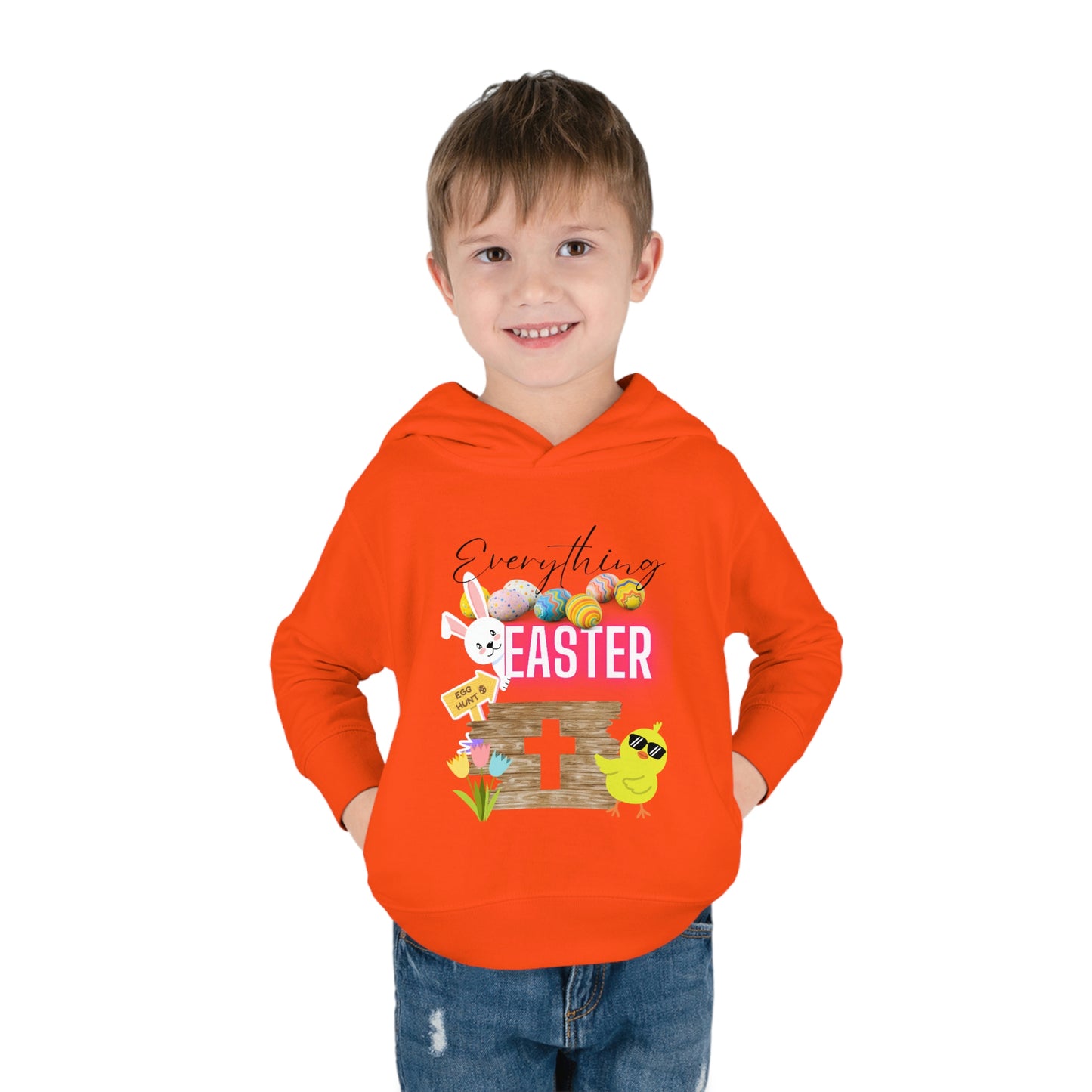 Toddler Easter Pullover Fleece Hoodie