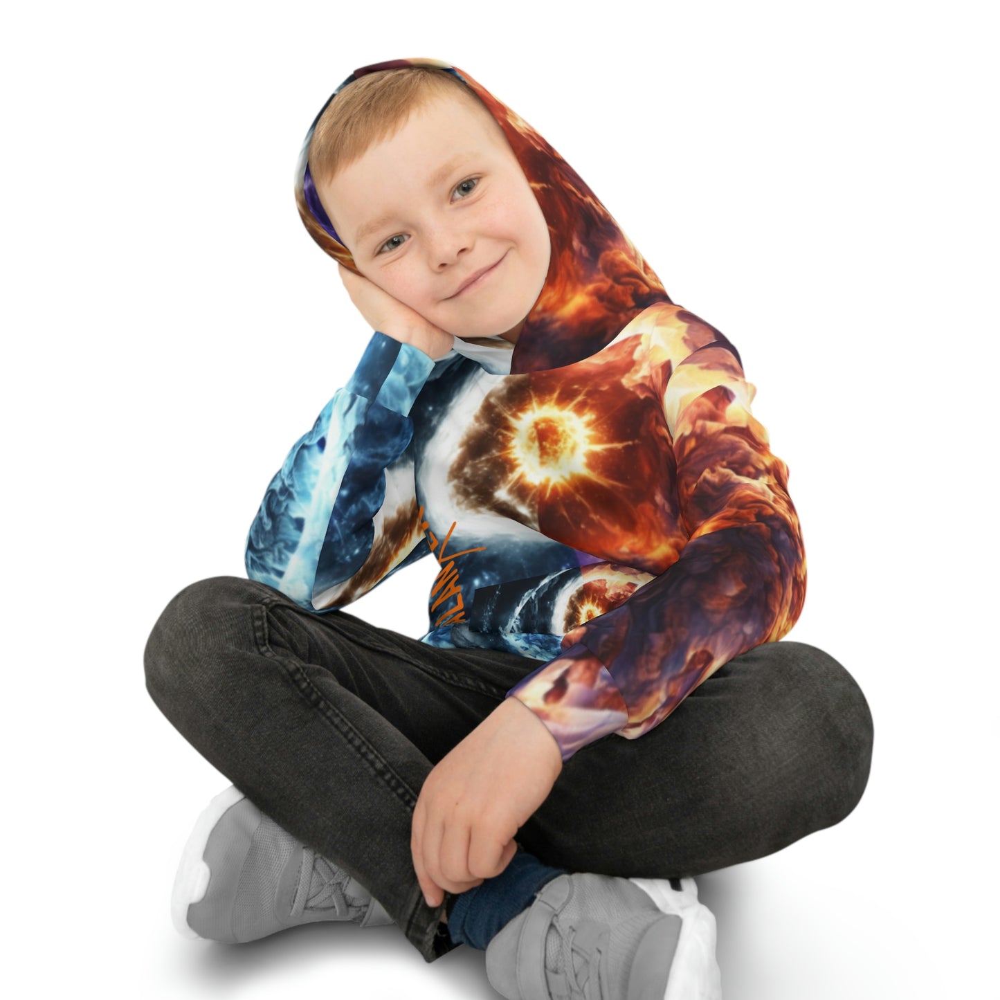 Balanxer Fire & Ice Children's Hoodie (AOP)