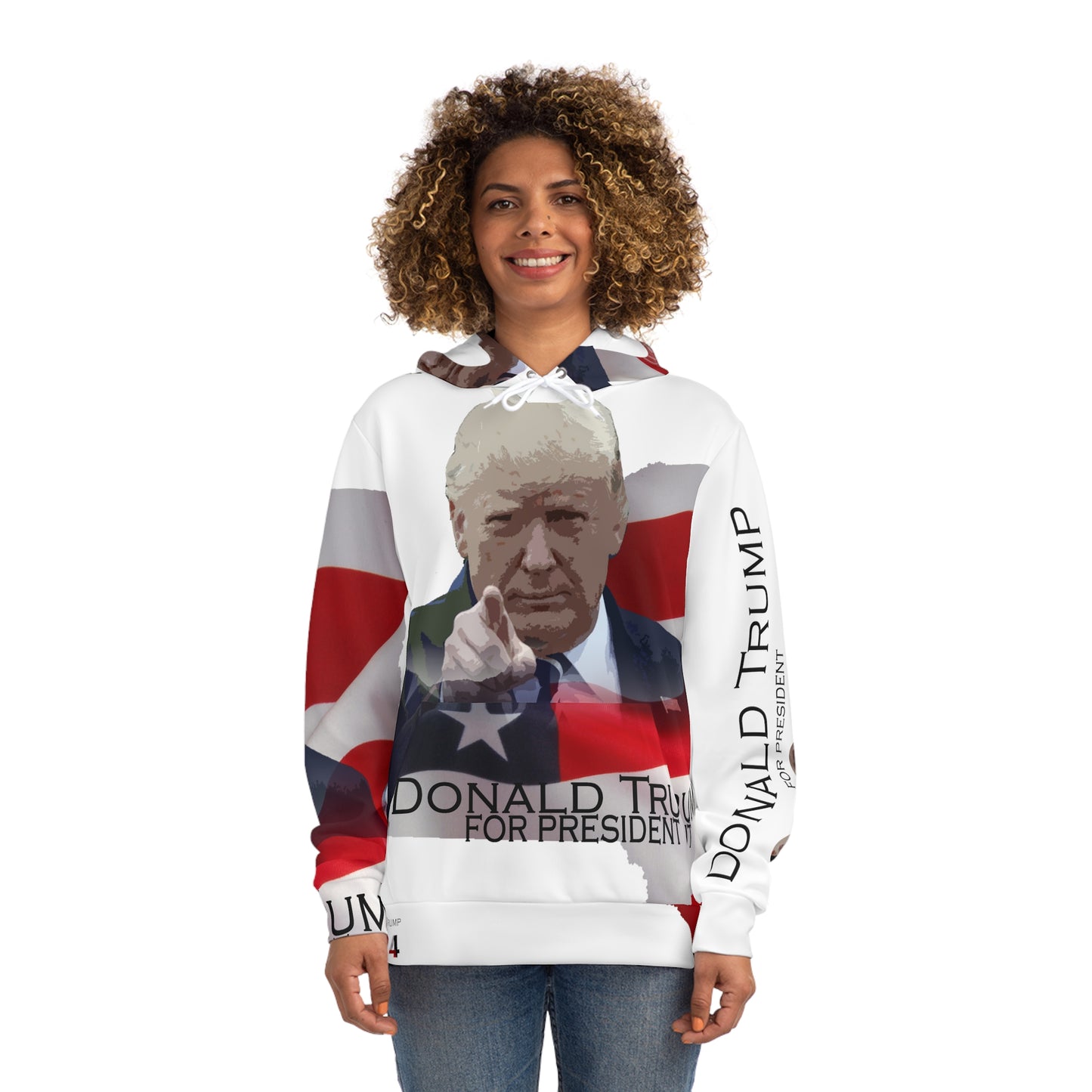 Donald Trump Fashion Hoodie (AOP)