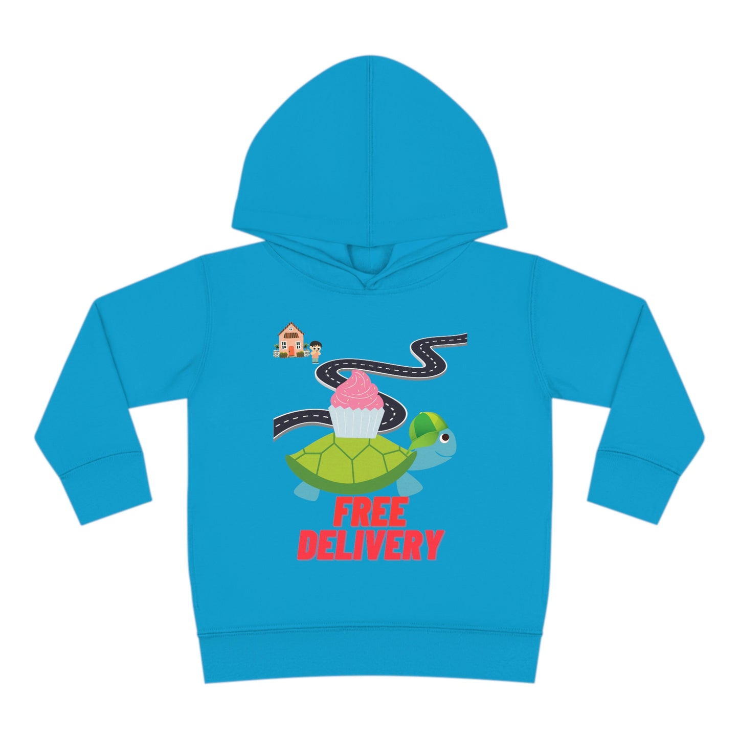 Toddler Turtle Pullover Fleece Hoodie