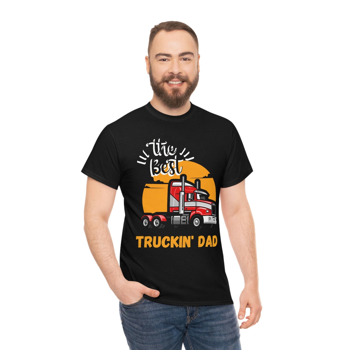 Best Truckin' Dad Cotton Tee