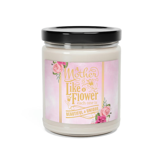 Flower Mom Scented Soy Candle, 9oz