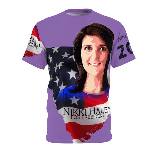 Nikki Haley Unisex Cut & Sew Tee (AOP)