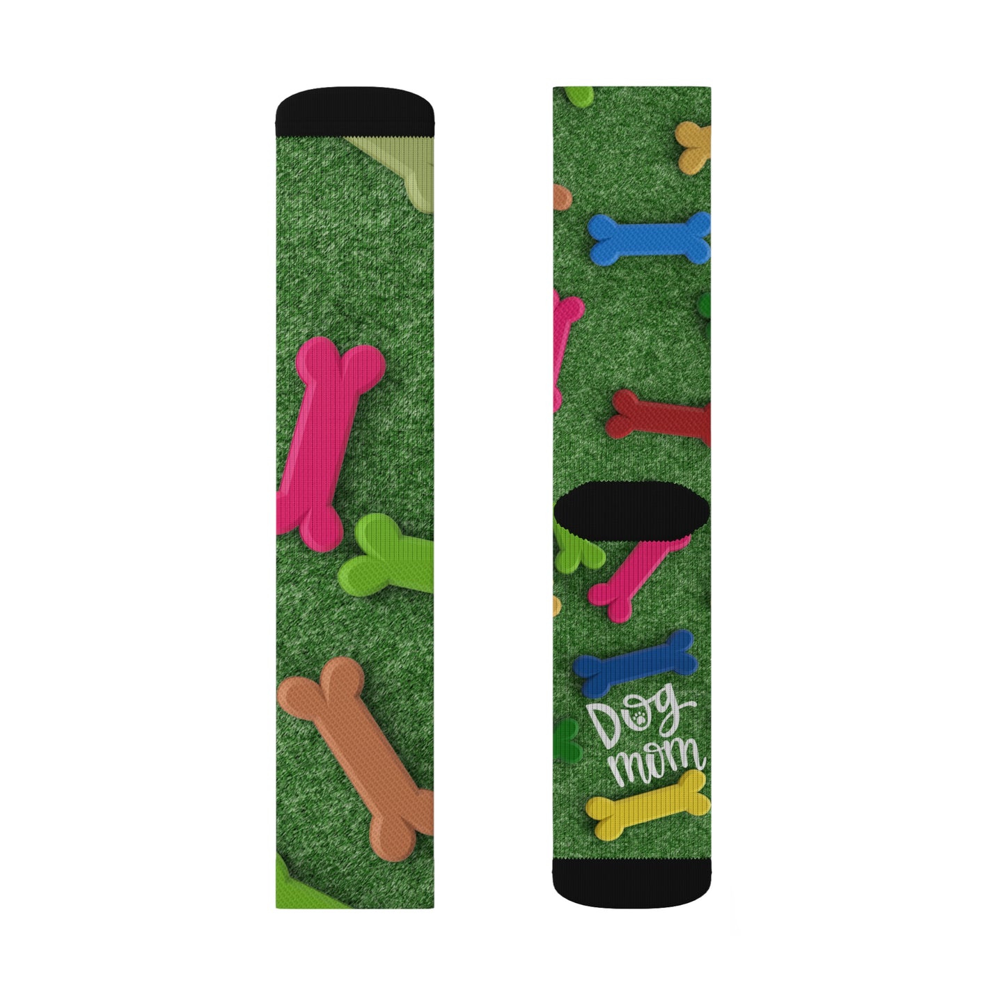 Grassy Bone Sublimation Socks