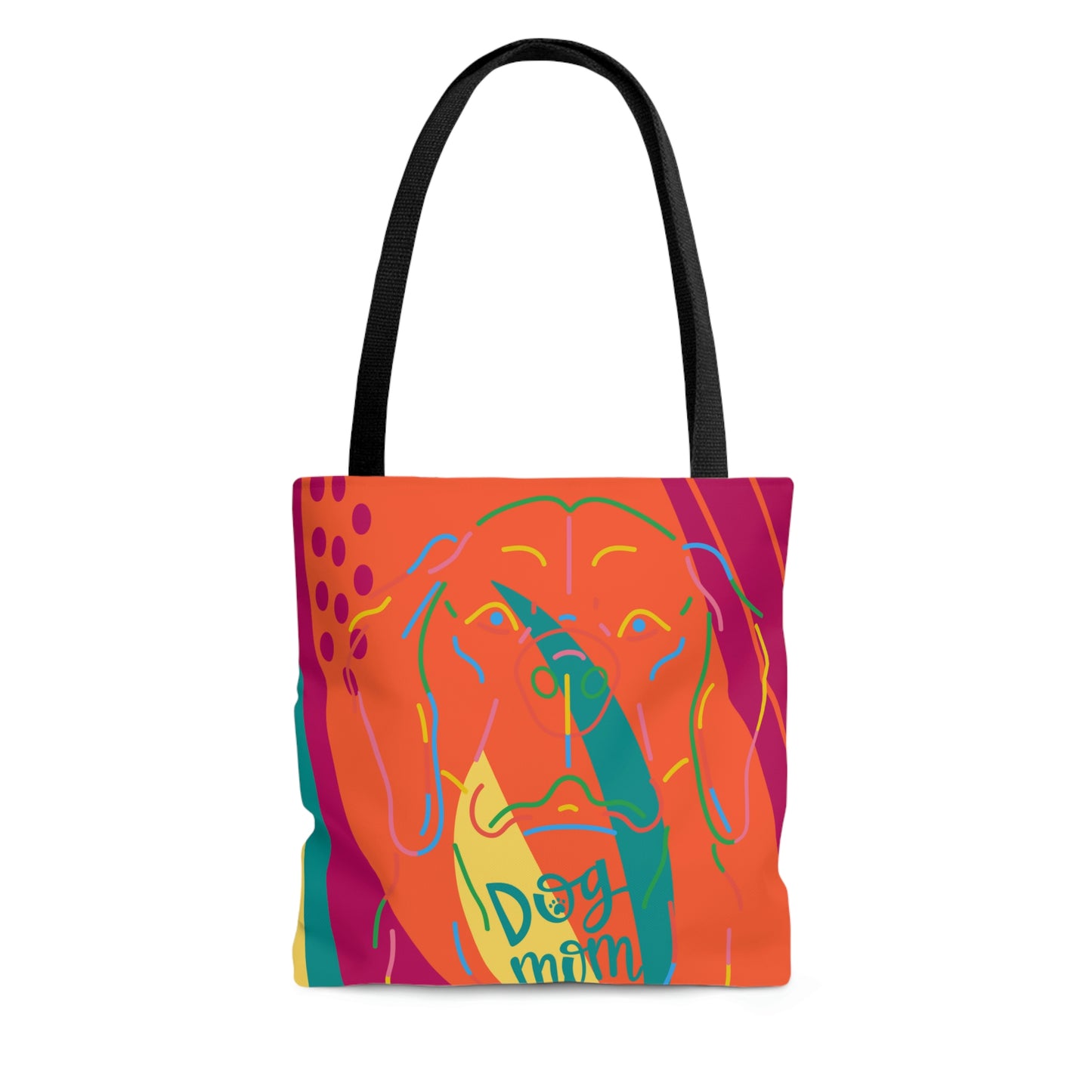 Dog Lines Tote Bag (AOP)