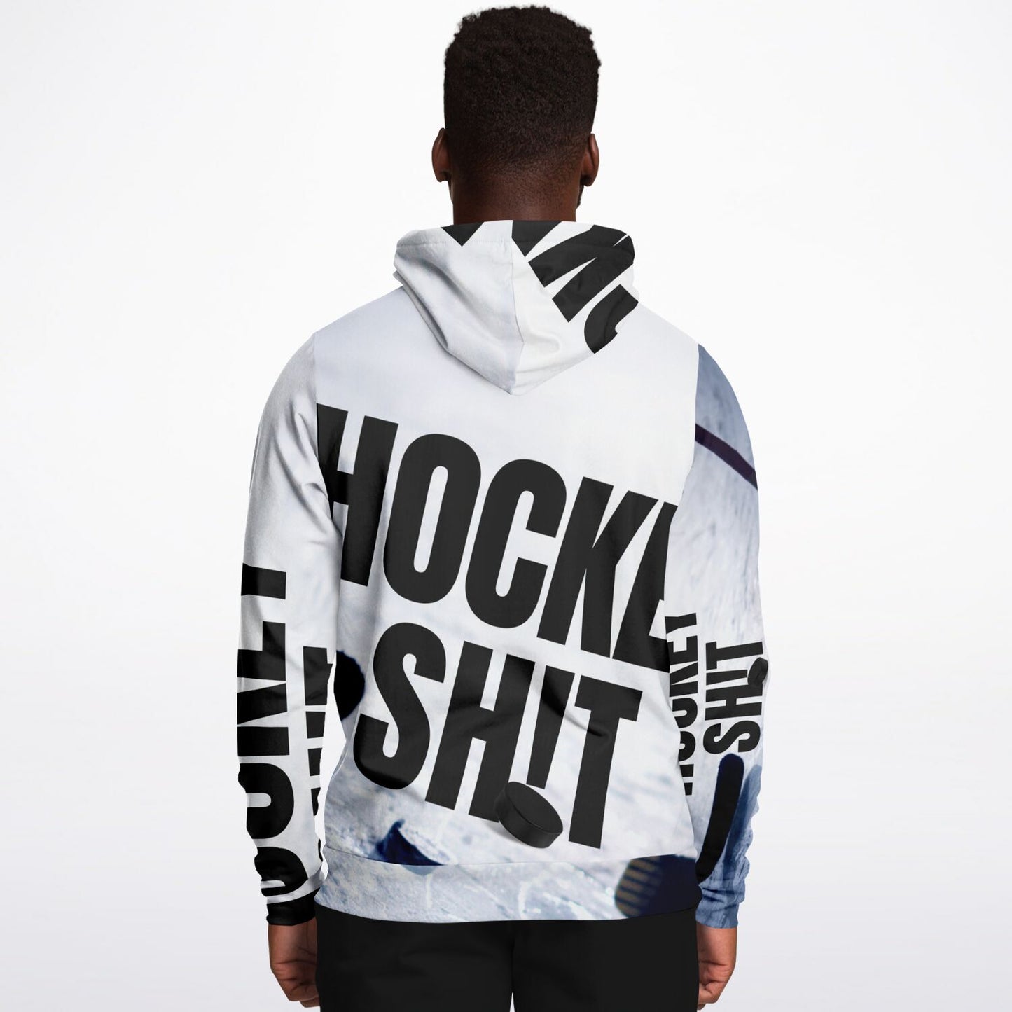 Black Ice Fashion Hoodie - AOP