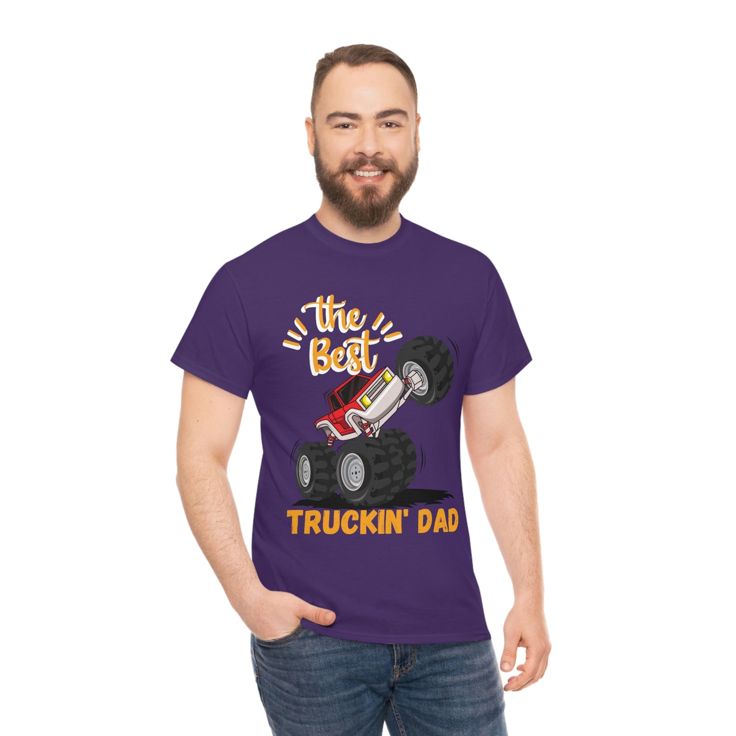 Wheelie Truckin' Dad Cotton Tee