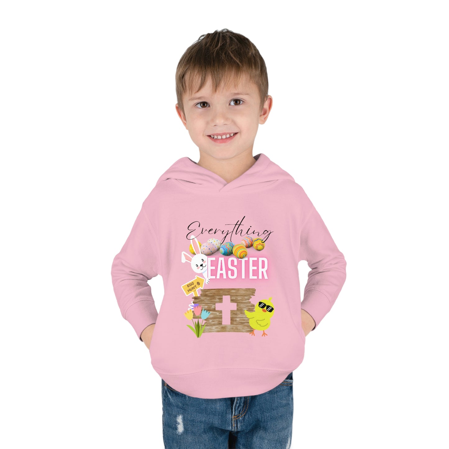 Toddler Easter Pullover Fleece Hoodie