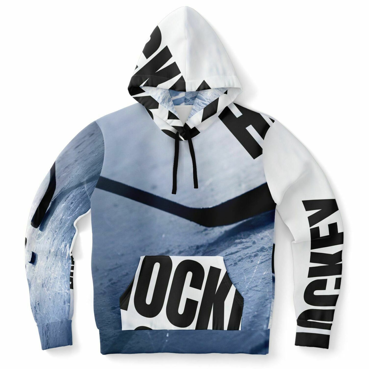 Black Ice Fashion Hoodie - AOP