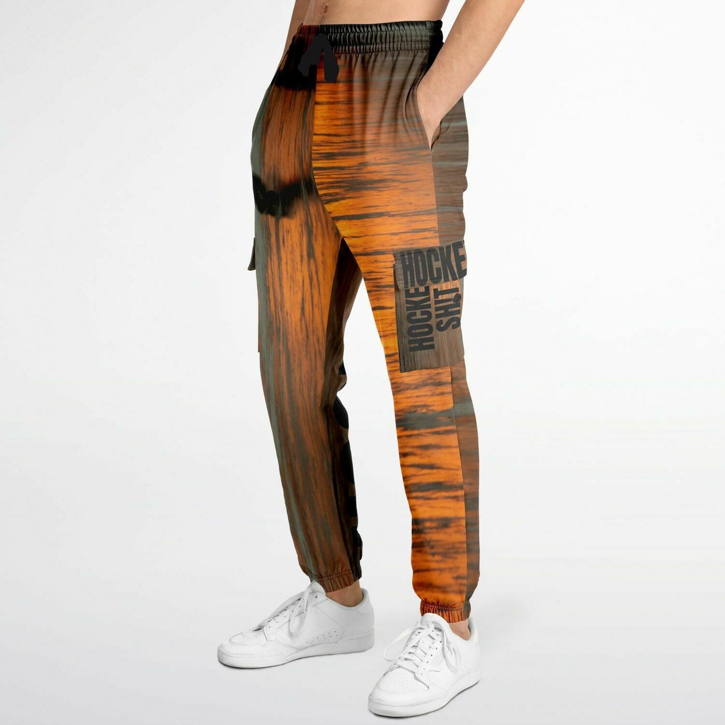 Sunset Puck Athletic Cargo Sweatpants - AOP