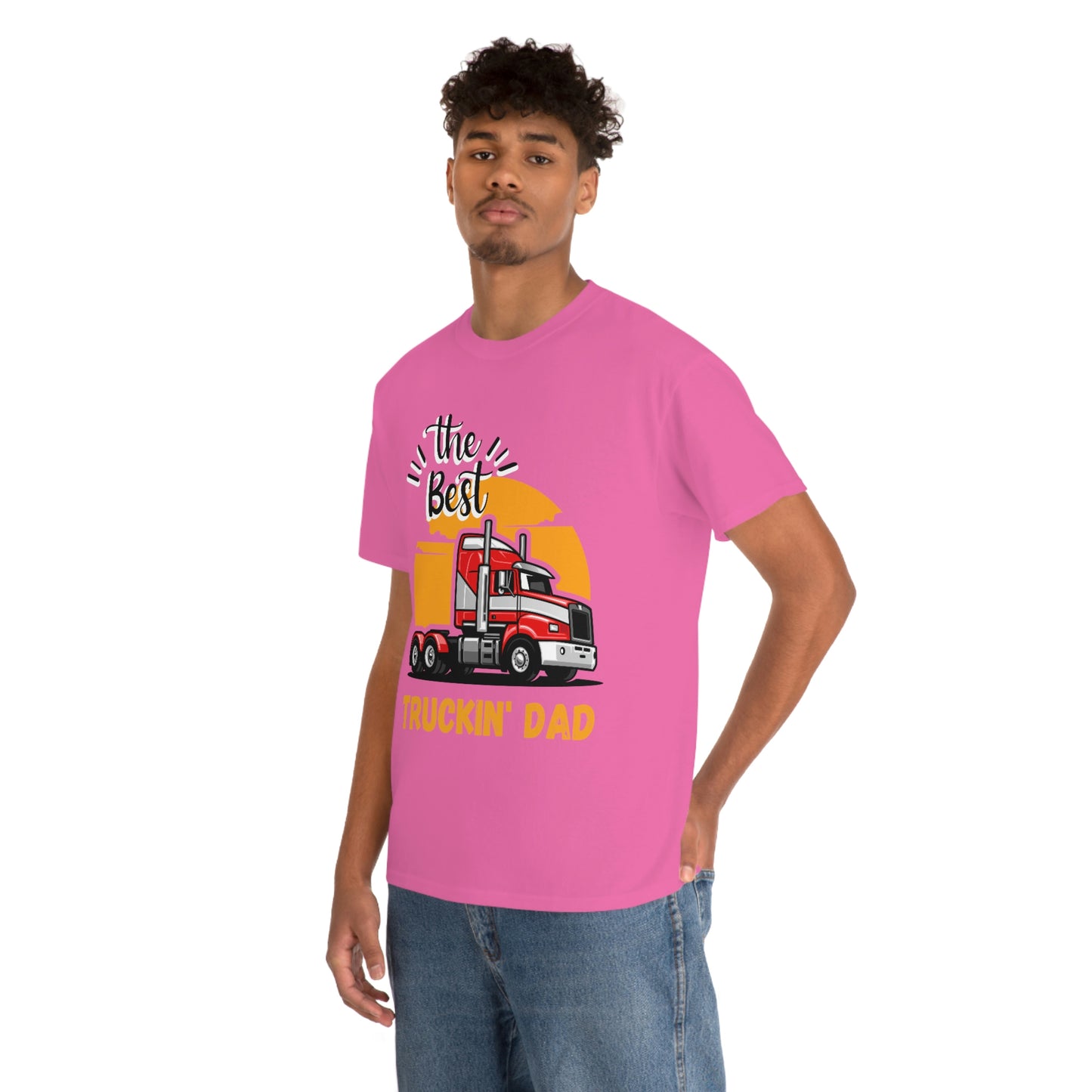 Best Truckin' Dad Cotton Tee