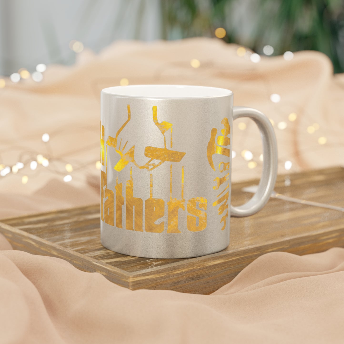 Thank God Metallic Mug (Silver\Gold)