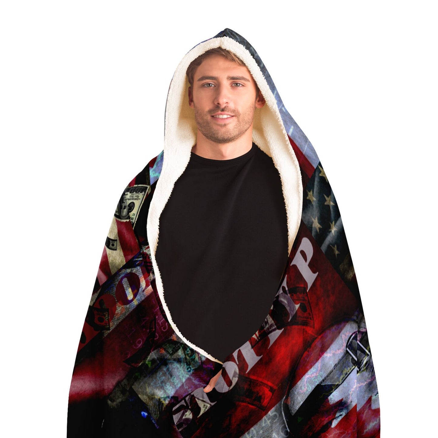 FX Hooded Blanket - AOP