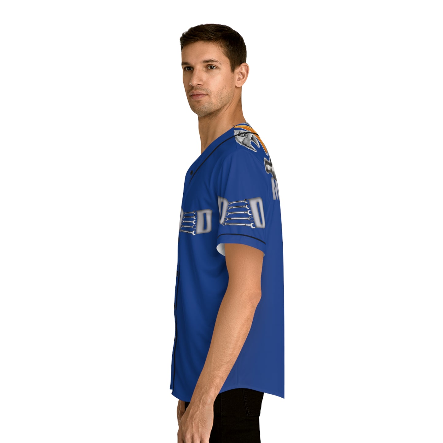 Fixit Men's Baseball Jersey (AOP)