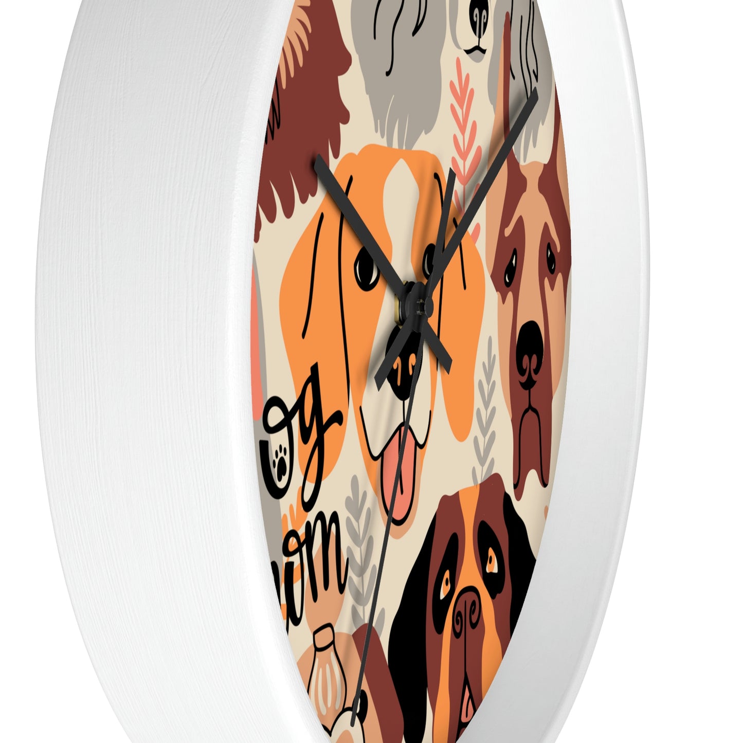 Few Dogs Wall Clock