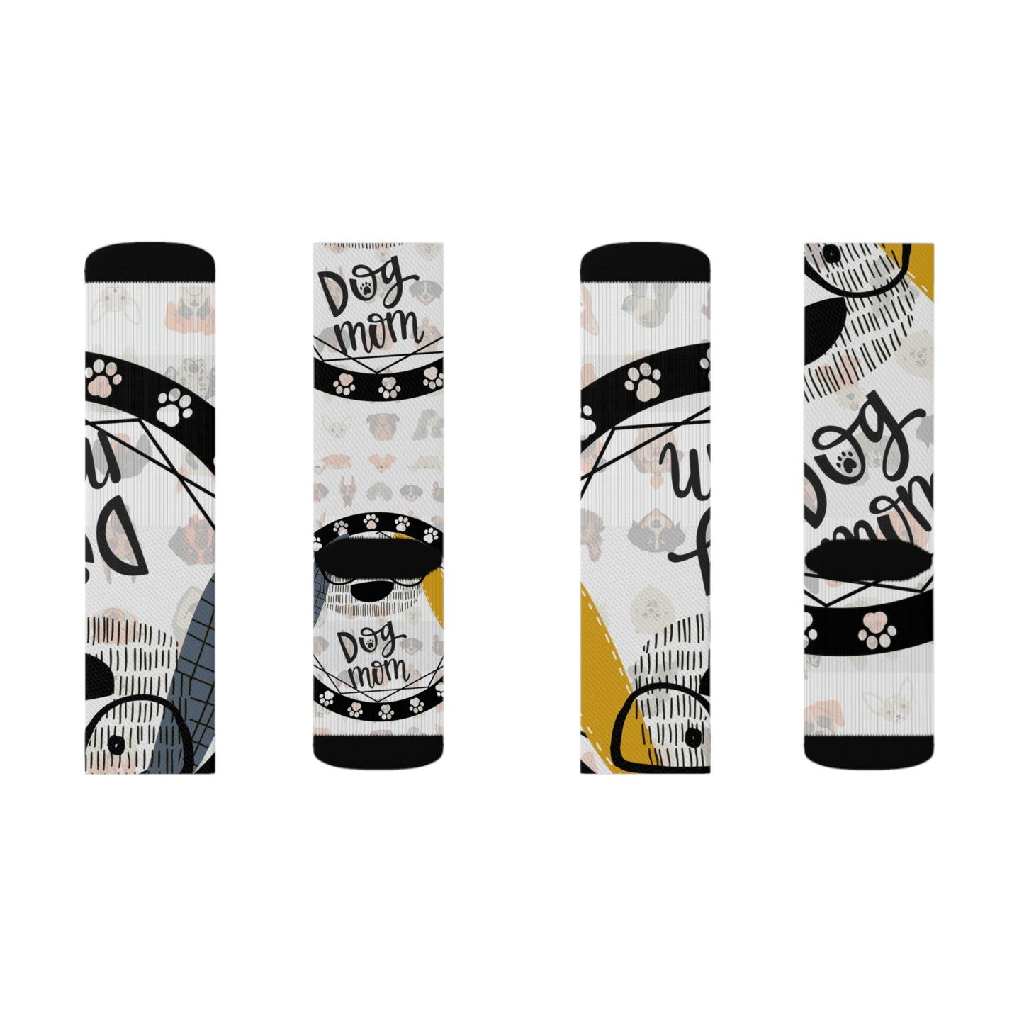 Dog Glasses Sublimation Socks