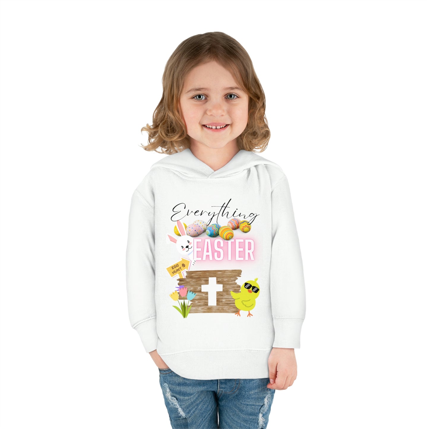 Toddler Easter Pullover Fleece Hoodie